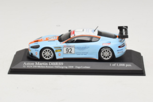 Aston Martin DBRS9 Gulf #92 T. Enge / Lechner VLN 250 Nurburgring 2008 Minichamps 1:43 400081392 Métal