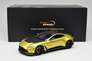 Aston Martin V12 Vantage Final Edition Cosmopolitan Yellow TopSpeed 1:18 TS0453 Métal — image 6 sur 6