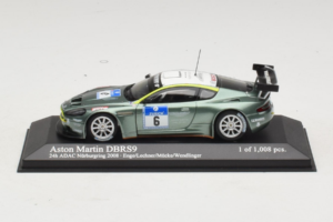 Aston Martin DBRS9 #6 M. Engel / K. Lechner ADAC 24 Hours Nurburgring 2008 Minichamps 1:43 400081306 Métal