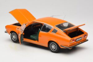 Audi 100 C1 Coupé S Orange Anson 1:18 30402 Métal — image 5 sur 8