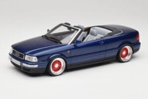 Audi 80 B4 Cabriolet Ming Bleu Metallic Custom Wheels Otto 1:18 OT806-C Résine