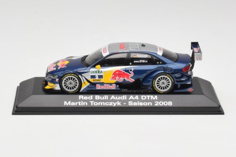 Audi A4 B8 #2 Red Bull M. Tomczyk DTM 2008 Minichamps 1:43 5020800133 Métal