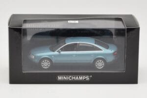 Audi A6 C5 Bleu Clair Minichamps 1:43 AUDI004 Métal — image 4 sur 4
