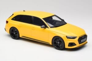 Audi RS4 B9 Avant 25e Anniversaire Vegas Jaune GT Spirit 1:18 GT935 Résine — image 4 sur 6