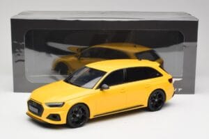 Audi RS4 B9 Avant 25e Anniversaire Vegas Jaune GT Spirit 1:18 GT935 Résine — image 6 sur 6