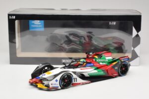Audi e-tron FE05 Audi Sport ABT Schaeffler #11 L. di Grassi Formula E Season 5 2019 Minichamps 1:18 114180011 Métal — image 6 sur 6