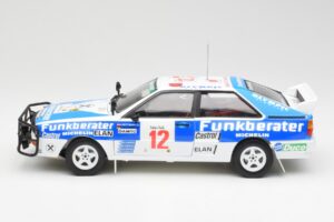 Audi Quattro A2 #12 H. Wittmann / R. Diekmann Safari Rally 1984 Sun Star 1:18 4246 Métal — image 4 sur 8