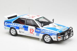Audi Quattro A2 #12 H. Wittmann / R. Diekmann Safari Rally 1984 Sun Star 1:18 4246 Métal — image 6 sur 8