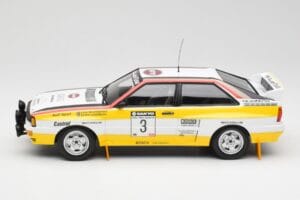 Audi Quattro A2 #3 S. Blomqvist / B. Cederberg Audi Sport Winners Sanyo Rally of New Zealand 1984 Minichamps 1:18 155841103 M — image 3 sur 6