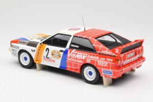 Audi Quattro A2 Schmidt Motorsport #2 H. Demuth / W. Lux Winners Hunsrück Rally 1984 Minichamps 1:18 155841102 Métal — image 5 sur 6