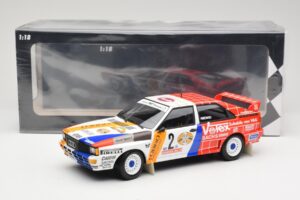 Audi Quattro A2 Schmidt Motorsport #2 H. Demuth / W. Lux Winners Hunsrück Rally 1984 Minichamps 1:18 155841102 Métal — image 6 sur 6