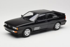 Audi Quattro Noir Métallisé Minichamps 1:18 155016121 Métal