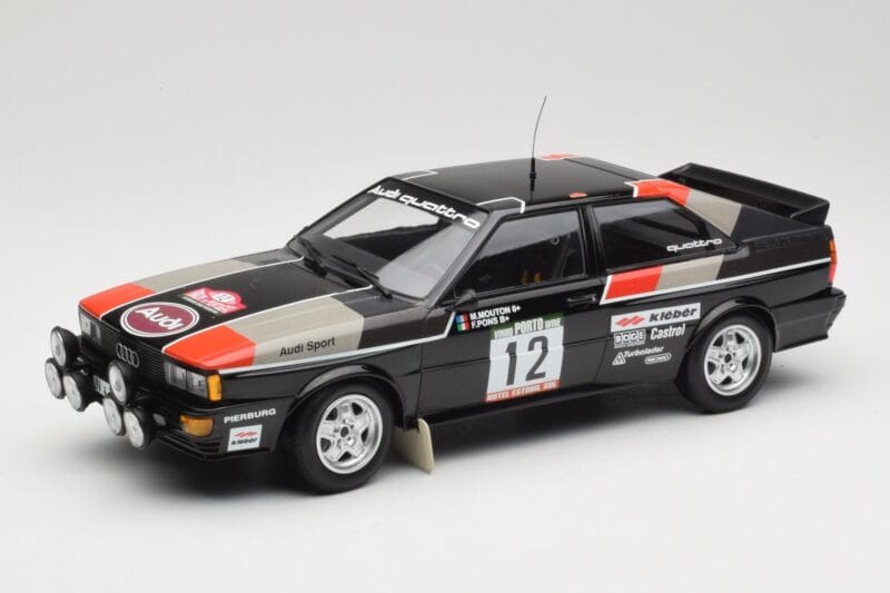 Audi Quattro #12 M. Mouton / F. Pons Audi Sport Rally de Portugal 1981 Minichamps 1:18 155811112 Métal