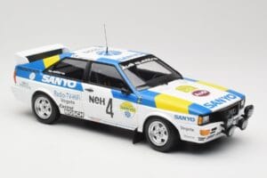 Audi Quattro #4 S. Blomqvist / B. Cederberg Audi Sport Sweden Winners International Swedish Rally 1982 Minichamps 1:18 155821 — image 4 sur 6