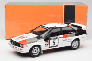 Audi Quattro #5 H. Mikkola / A. Hertz 1000 Lakes Rally 1982 IXO 1:18 18RMC094B Métal — image 6 sur 6