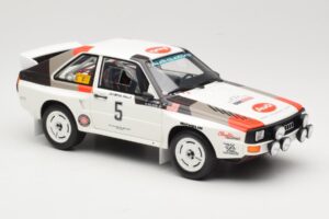 Audi Quattro Sport S1 #5 J. Buffum / N. Wilson Olympus Rally 1986 Otto 1:18 OT1159 Résine — image 4 sur 6