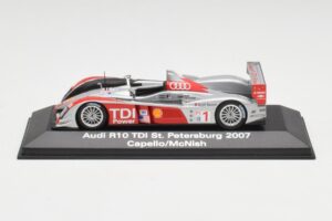 Audi R10 TDI #1 R. Capello / A. McNish / T. Kristensen 24 Hours of Le Mans 2007 Minichamps 1:43 5020700243 Métal