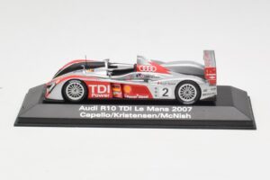 Audi R10 TDI LMP1 #2 R. Capello / T. Kristensen / A. McNish 24 Hours of Le Mans 2007 Minichamps 1:43 5020700223 Métal