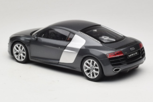 Audi R8 5.2 FSI Quattro Daytona Grey Kyosho 1:18 09216DG Métal — image 6 sur 7