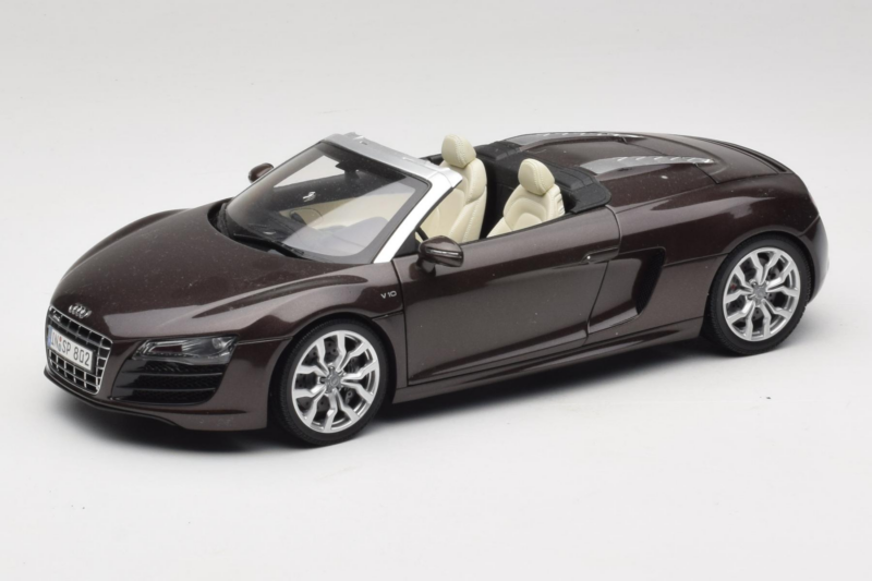 Audi R8 5.2 Spyder Teak Brown Kyosho 1:18 5010918525 Métal