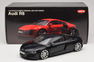 Audi R8 Noir Kyosho 1:18 09213BK Métal — image 8 sur 8