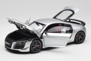 Audi R8 GT Type 42 Ice Argent Metallic Kyosho 1:18 09218IS Métal — image 2 sur 8