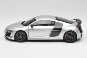 Audi R8 GT Type 42 Ice Argent Metallic Kyosho 1:18 09218IS Métal — image 4 sur 8