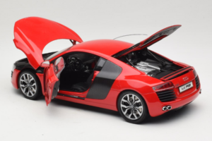Audi R8 Rouge Kyosho 1:18 09213R Métal — image 5 sur 8