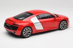 Audi R8 V10 Brilliant Rouge Kyosho 1:18 09216RR Métal — image 3 sur 8