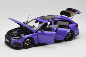 Audi RS4 B9 Avant Darwin Pro Violet Kilo Works 1:18 KLW002301 Métal — image 2 sur 8