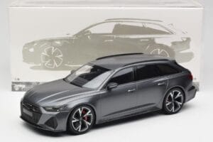 Audi RS6 C8 Avant Matt Grey Minichamps 1:18 155018015 Métal — image 6 sur 6