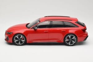 Audi RS6 C8 Avant Red Metallic Minichamps 1:18 155018010 Métal — image 3 sur 6