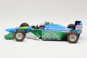 Benetton Ford B194 #5 M. Schumacher Demonstration Run Belgian GP 2017 Minichamps 1:18 510941705 Métal — image 3 sur 6