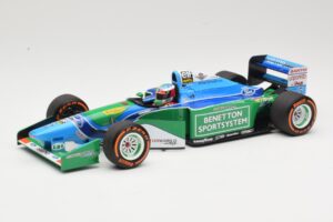 Benetton Ford B194 #5 M. Schumacher Demonstration Run Belgian GP 2017 Minichamps 1:18 510941705 Métal