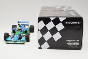 Benetton Ford B194 #5 M. Schumacher Demonstration Run Belgian GP 2017 Minichamps 1:18 510941705 Métal — image 6 sur 6