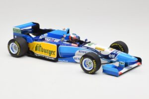 Benetton Renault B195 #1 M. Schumacher Winner Belgian GP 1995 Minichamps 1:18 510952901 Métal — image 4 sur 6