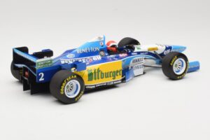 Benetton Renault B195 #2 J. Herbert Winner British GP 1995 Minichamps 1:18 110950802 Métal — image 2 sur 6
