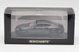 Bentley Continental GT Noir Avec Jantes Noires Minichamps 1:43 BENTLEY002 Métal — image 4 sur 4