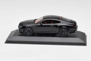 Bentley Continental GT Noir Avec Jantes Noires Minichamps 1:43 BENTLEY002 Métal
