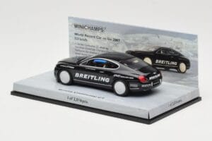 Bentley Continental GT World Record Car on Ice Noir Minichamps 1:43 436139026-O Métal — image 3 sur 4