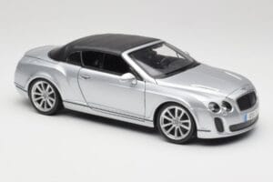 Bentley Continental Supersports Cabriolet 1ère Génération Argent Bburago 1:18 18-11037S Métal — image 6 sur 8
