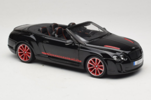 Bentley Continental Supersports ISR Cabriolet Noir Avec Jantes Rouges Bburago 1:18 18-11035 Métal — image 6 sur 8