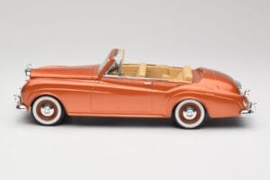 Bentley Type S2 Mulliner Cabriolet Tudor Orange Métallisé Solido 1:18 8007 Métal — image 4 sur 8