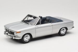 BMW 1600 Cabriolet Argent Minichamps 1:18 80430145819 Métal