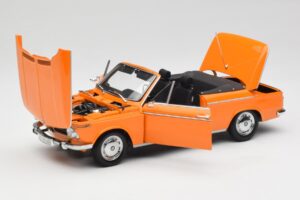 BMW 1600 Cabriolet Orange Minichamps 1:18 100021030-O Métal — image 2 sur 8