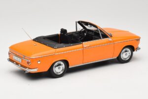 BMW 1600 E10 Cabriolet Orange Minichamps 1:18 100021030 Métal — image 3 sur 8
