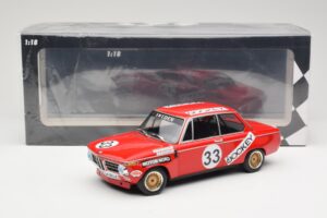 BMW 2002 Jockey Racing #33 B. Tobiasson / L. Nordstrom 6 Hours Nurburgring 1972 Minichamps 1:18 155722633 Métal — image 6 sur 6
