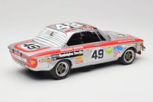 BMW 2800 CS E9 #49 Team Schnitzer G. Herzog / H. Heyer 24 Hours of Spa 1972 Minichamps 1:18 155722749 Métal — image 2 sur 6