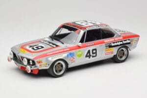 BMW 2800 CS E9 #49 Team Schnitzer G. Herzog / H. Heyer 24 Hours of Spa 1972 Minichamps 1:18 155722749 Métal
