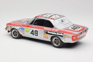 BMW 2800 CS E9 #49 Team Schnitzer G. Herzog / H. Heyer 24 Hours of Spa 1972 Minichamps 1:18 155722749 Métal — image 5 sur 6